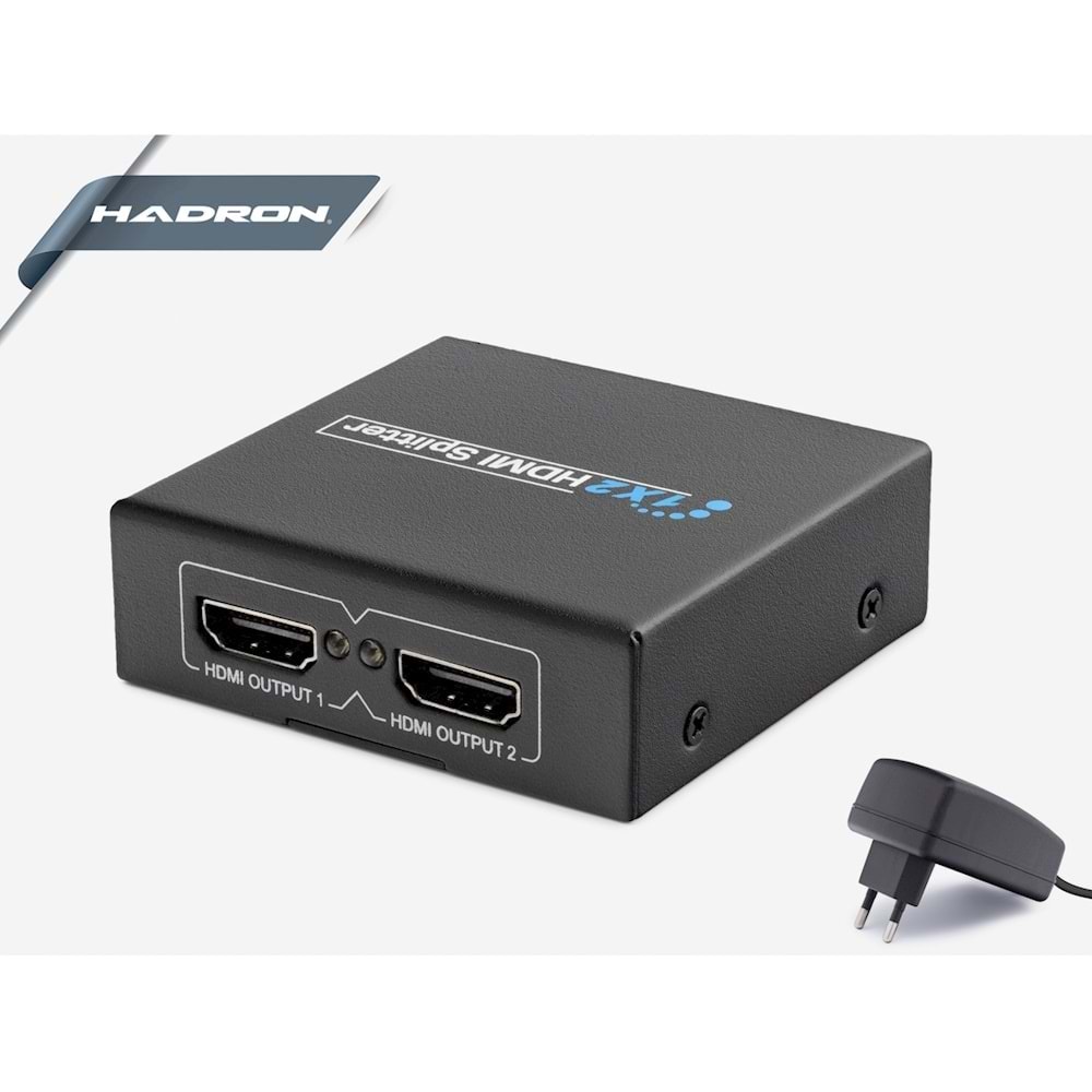 Hdmı Çoklayıcı Splitter 2 Port 1.4 V 1080P 3D Hadron HDX1284
