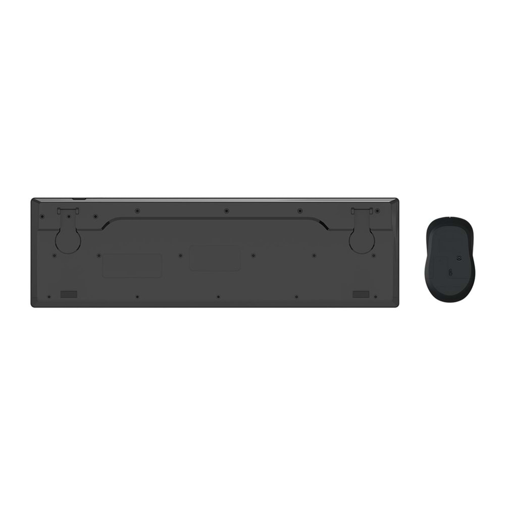 Klavye Mouse Set Kablosuz Türkçe Q Lenovo Lecoo KW201 Siyah
