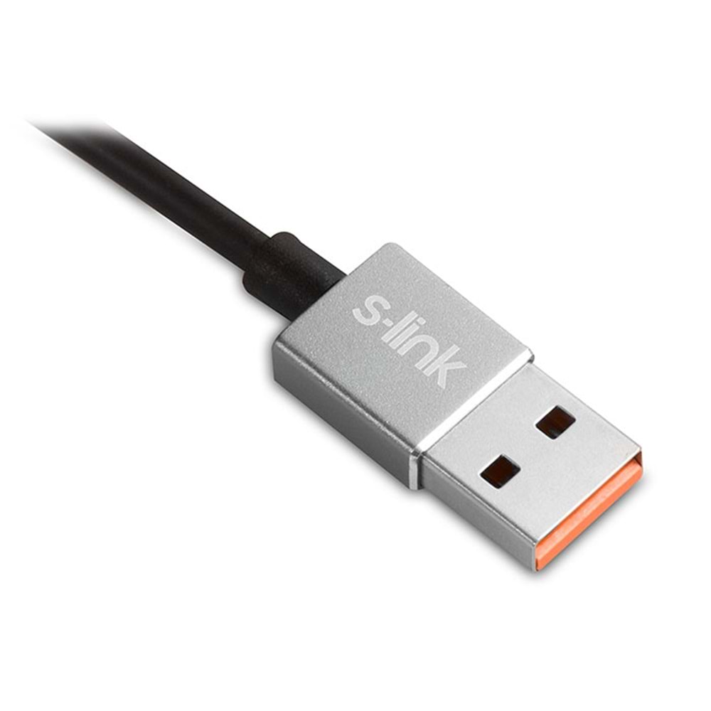 Şarj Aleti Takım Çift Çıkışlı 3.1 A + Type-C Kablo S-link Swapp SW-EHT36M