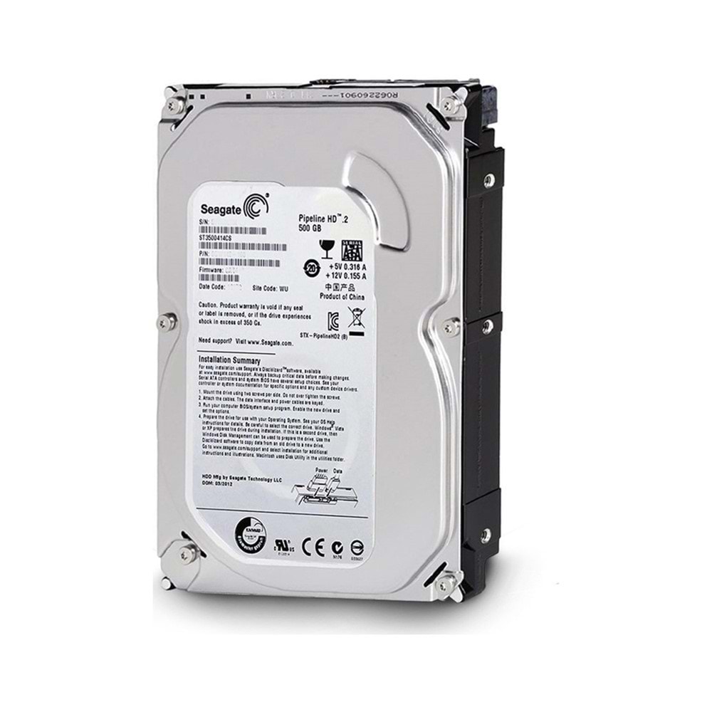 Hard Disk 3.5 İnç 500 GB 5900 RPM Seagate Refurbished