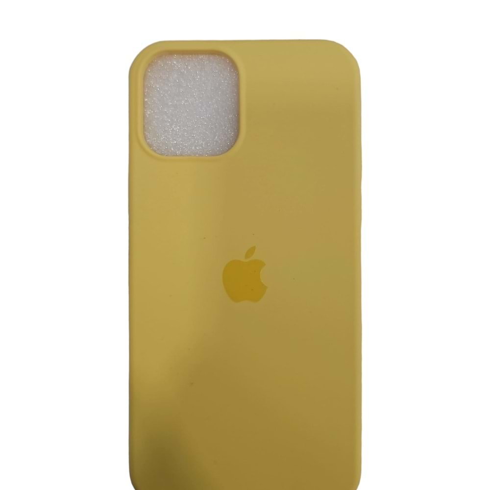 İphone 12 Ve 12 Pro Kılıf Logolu Lansman Sarı