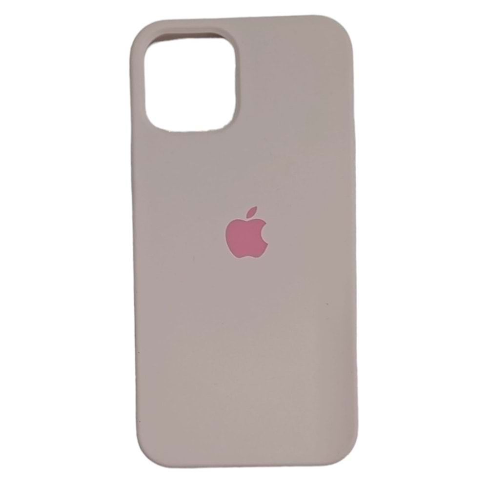 İphone 12 Ve 12 Pro Kılıf Logolu Lansman Krem