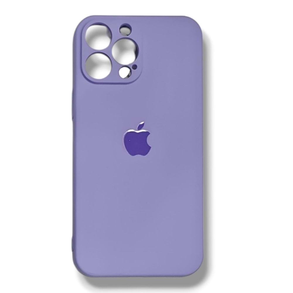 İphone 13 Pro Max Kılıf Logolu Lansman Mor