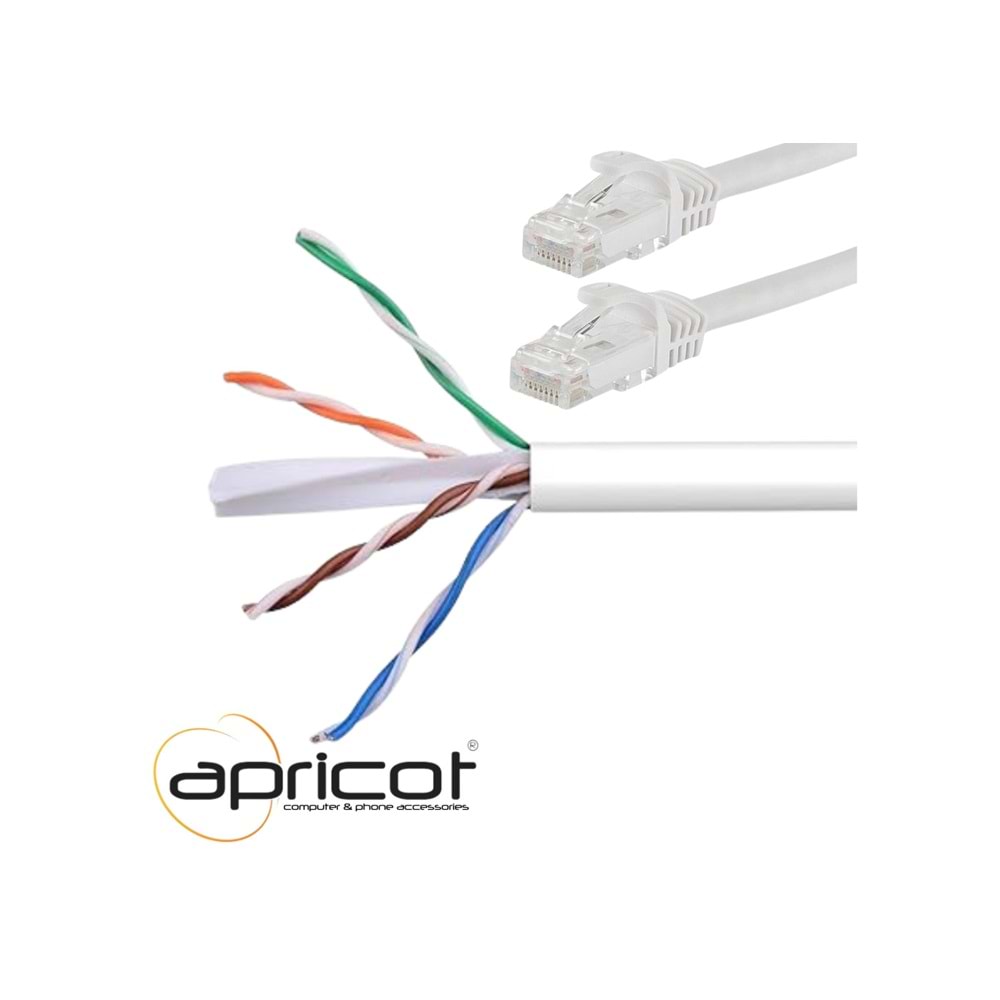 Ethernet Patch Kablo Cat 6 30 M Apricot Cat630
