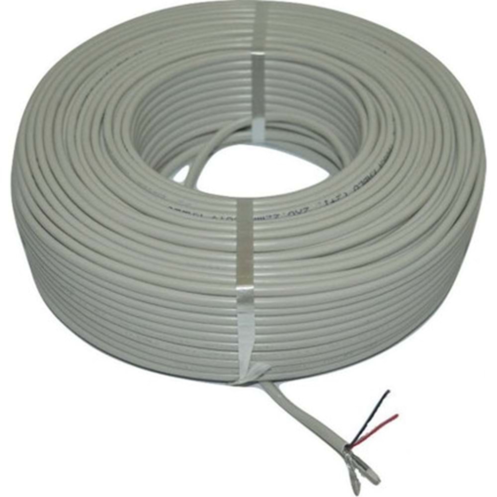 Güvenlik Kamera Kablosu 2+1 2x0.50 250 M Qtop Q-8740
