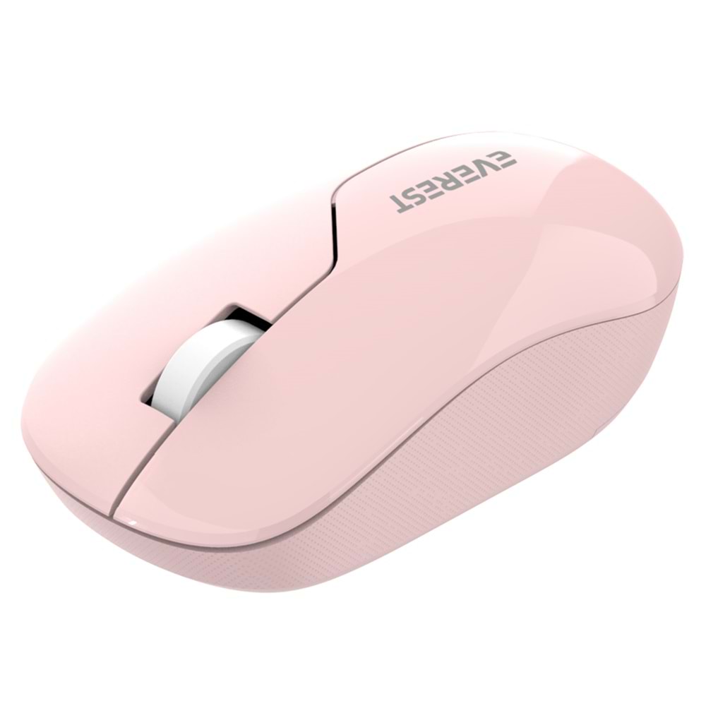 Mouse Kablosuz 2.4 Ghz Everest SMW-973 Pembe