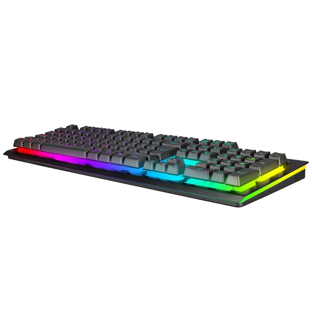 Klavye Oyuncu Gaming RGB Aydınlatmalı Rampage MIRACLE K2