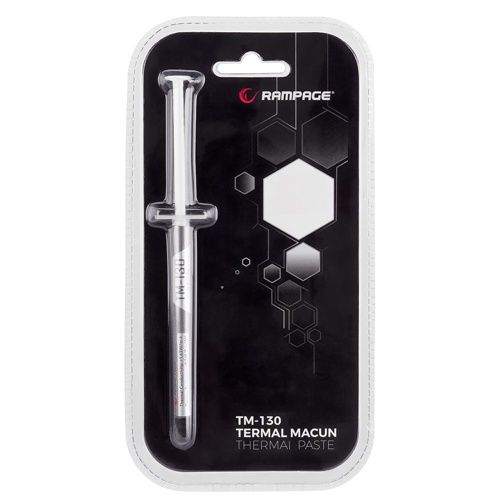 Termal Macun 1 Gr 1.63w Gri Slim Tüp Rampage TM-130