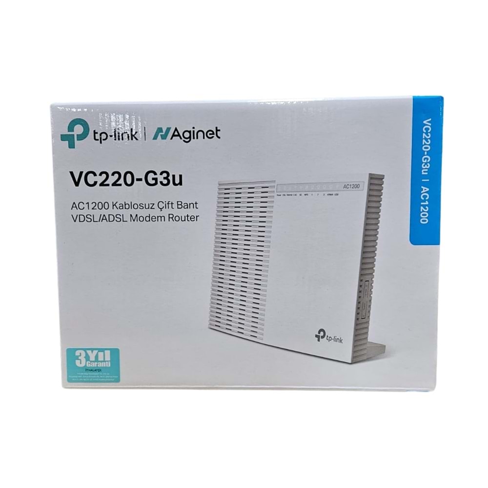 Modem Vdsl2 - Fiber AC1200 5 GHZ Tp-Link VC220-G3U