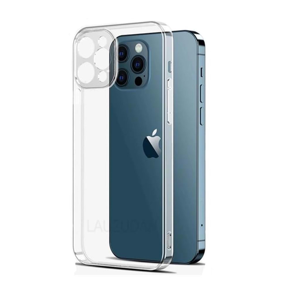 İphone 13 Pro Kılıf Kamera Korumalı Şeffaf Silikon
