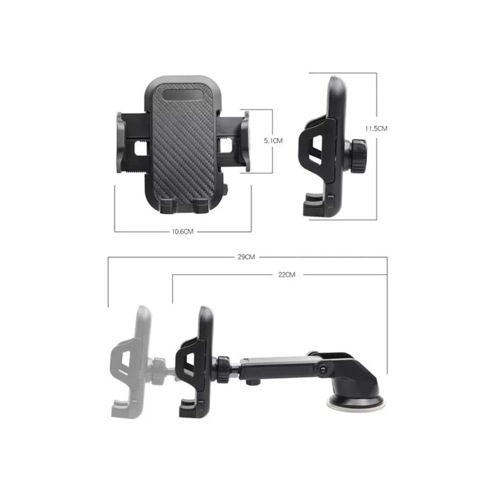 Telefon Tutucu Üniversal Ayarlanabilir Platoon PL-8621