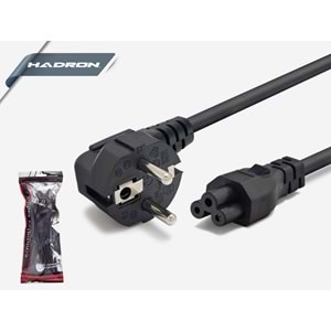 Adaptör Yonca Güç Kablosu 0.75 MM 1.2 M Hadron HDX5524