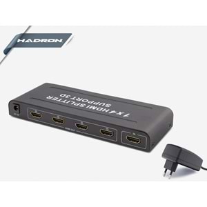 Hdmı Çoklayıcı Splitter 4 Port 1.4 V 1080P 3D Hadron HDX1286