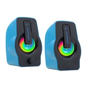 Hoparlör Speaker Usb 6W Rgb Ledli Rampage Falsetto RMS-G7 Mavi