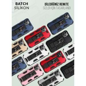 İphone 11 Pro Kılıf Standlı Yüzüklü Batch Silikon Rosegold