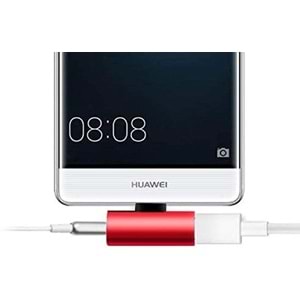 Type-C To Aux Ve Şarj Çevirici Adaptör Qtop Q-4485 Rosegold