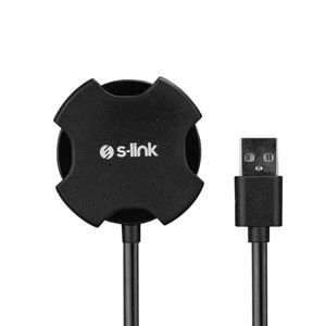 Usb Çoğaltıcı 4 Port Usb 2.0 S-link Swapp SW-U212 Siyah