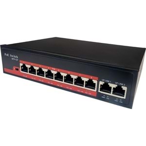Switch Poe 8+2 Port Qtop Q-546