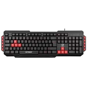 Klavye Mouse Set Q Oyuncu Kablolu Kırmızı Tuşlu Hytech HYK-46 GAMY COMBO