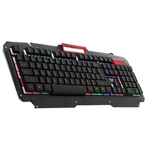 Klavye Q Oyuncu Gökkuşağı Aydınlatmalı Metal Everest KB-R800 METAFOR
