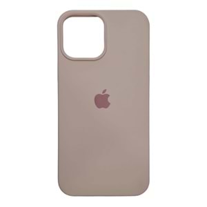 İphone 13 Pro Max Kılıf Logolu Krem