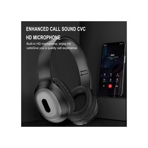 Kulaklık Bluetooth Sd Kart 2.4 Ghz Apricot AP-BTP2 Siyah
