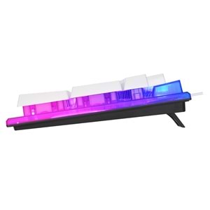Klavye Mouse Set Oyuncu Gökkuşağı Aydınlatmalı Everest KM-198 Luminax Beyaz