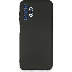 Samsung A13 4G Kılıf Silikon Kamera Korumalı Siyah