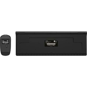 Klavye Mouse Set Kablosuz Türkçe Q Lenovo Lecoo KW203 Siyah