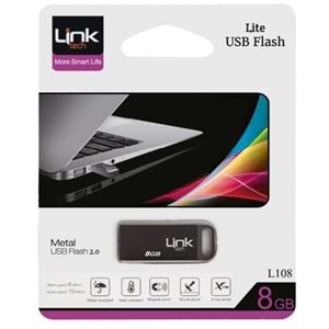 Flash Bellek 8 GB Metal Usb 2.0 Link Tech L108