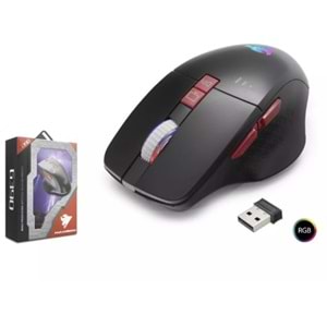 Mouse Oyuncu Bluetooth 1600 Dpi Şarj Göstergeli Rbg Hadron G390