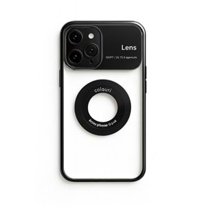 İphone 15 Pro Max Kılıf Kamera Korumalı Magsafe Colourl Siyah