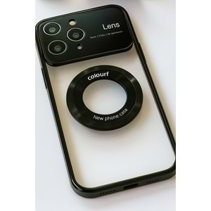 İphone 14 Pro Max Kılıf Kamera Korumalı Magsafe Colourl Siyah