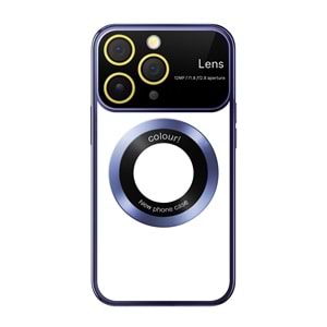 İphone 13 Pro Kılıf Kamera Korumalı Magsafe Colourl Mavi
