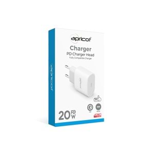Şarj Kafa Type-C 20W Apricot APC-PD20
