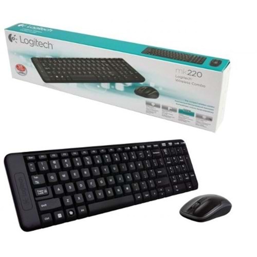 Klavye Mouse Set Q Kablosuz Logitech MK220