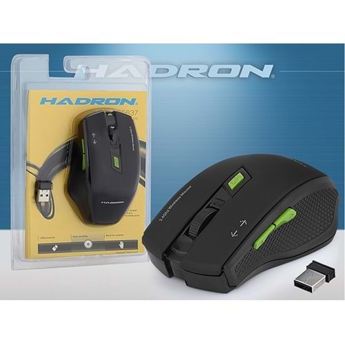 Mouse Kablosuz 2.4 Ghz Hadron HD5637 HDX3404 Siyah