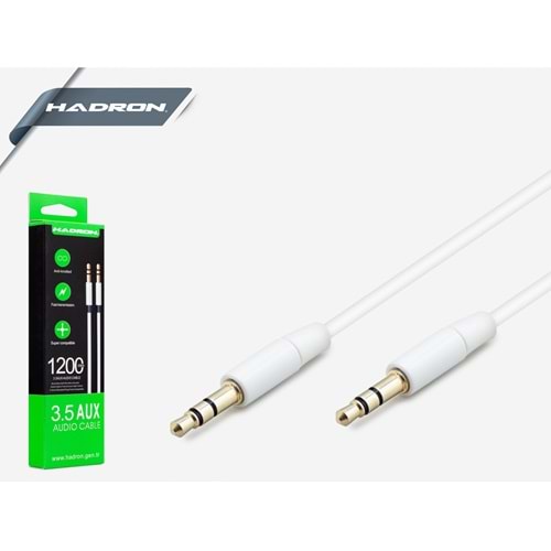 Aux Kablo 1.2 M Hadron HD4308B HDX1039B Beyaz