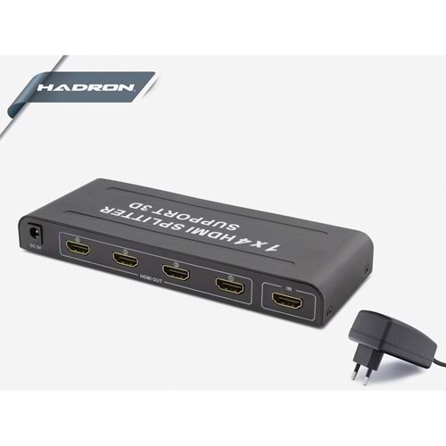 Hdmı Çoklayıcı Splitter 4 Port 1.4 V 1080P 3D Hadron HDX1286