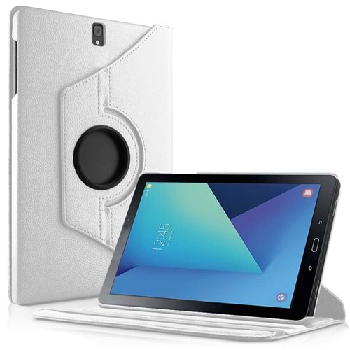 Tablet Kılıf Standlı Dönerli 9.7 İnç Mopal Samsung Tab S3 T820 Gri