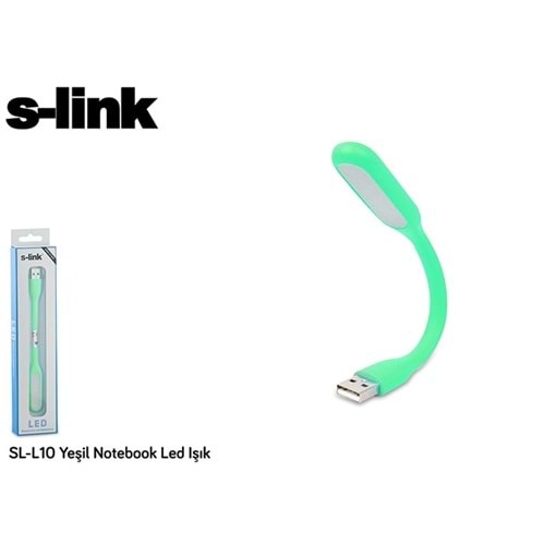 Led Usb Okuma Lambası S-link SL-L10 Yeşil
