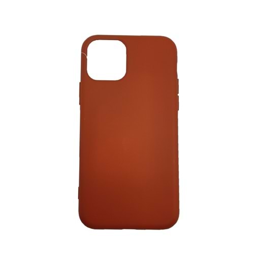 İphone 11 Pro Kılıf Cappy Silikon Kahverengi
