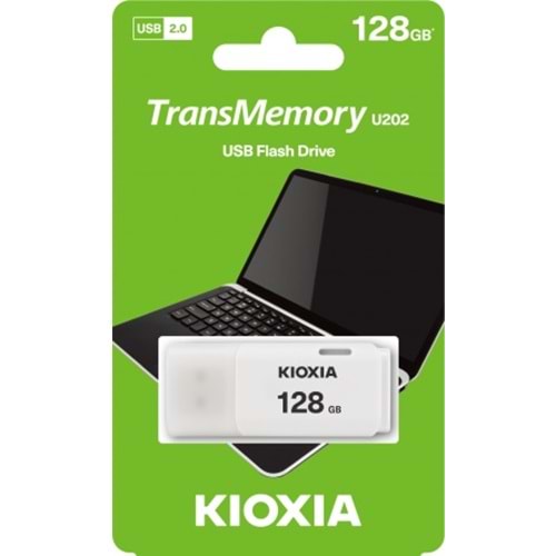 Flash Bellek 128 GB USB 2.0 KIOXIA LU202W128GG4