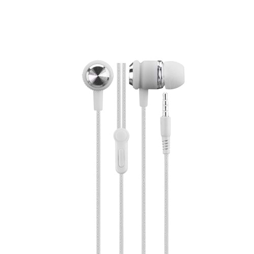 Kulaklık Mikrofonlu Hytech HY-XK24 Beyaz-Gümüş