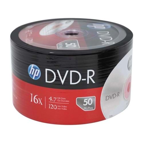 DVD-R 16X 4.7 GB 50 Li Paket HP