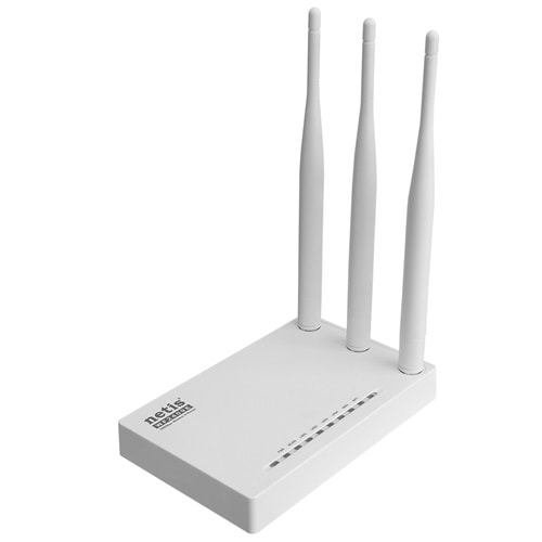 Wi-Fi Repeater 300Mbps 2.4GHz 1*WAN+4*LAN 3*5dBi Anten WISP Smart Netis WF2409E
