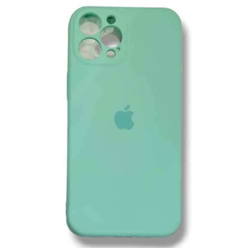İphone 13 Pro Max Kılıf Logolu Lansman Açık Yeşil