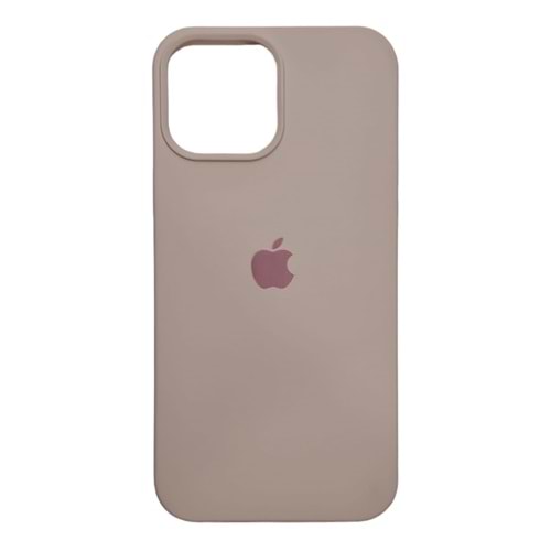 İphone 13 Pro Max Kılıf Logolu Krem