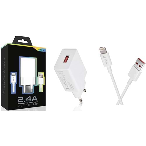 Şarj Aleti Takım İphone Ligtning 2.4A Qtop Q-CH12