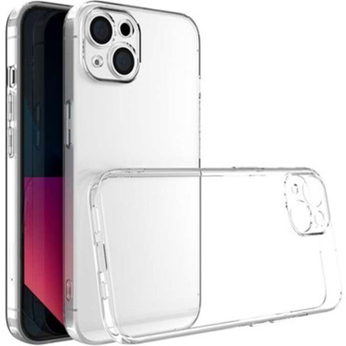 İphone 13 Kılıf Kamera Korumalı Şeffaf Silikon